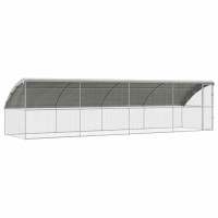 Produktbild för Hönshus 4 pcs Silver 800 x 200 x 200 cm Galvaniserat Stål