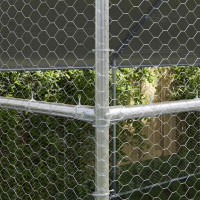 Produktbild för Hönshus 4 pcs Silver 800 x 200 x 200 cm Galvaniserat Stål