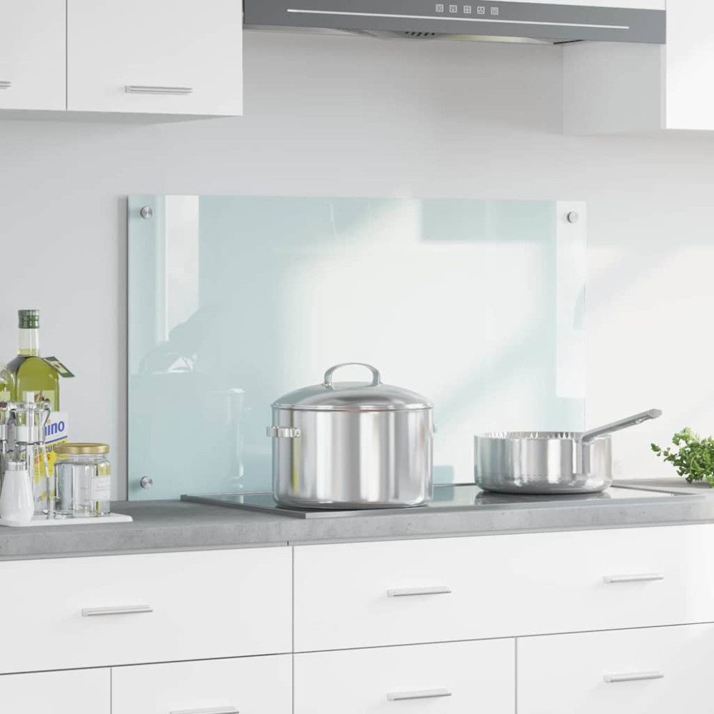 Produktbild för Köksskydd Mjölk 90 x 50 cm härdat glas