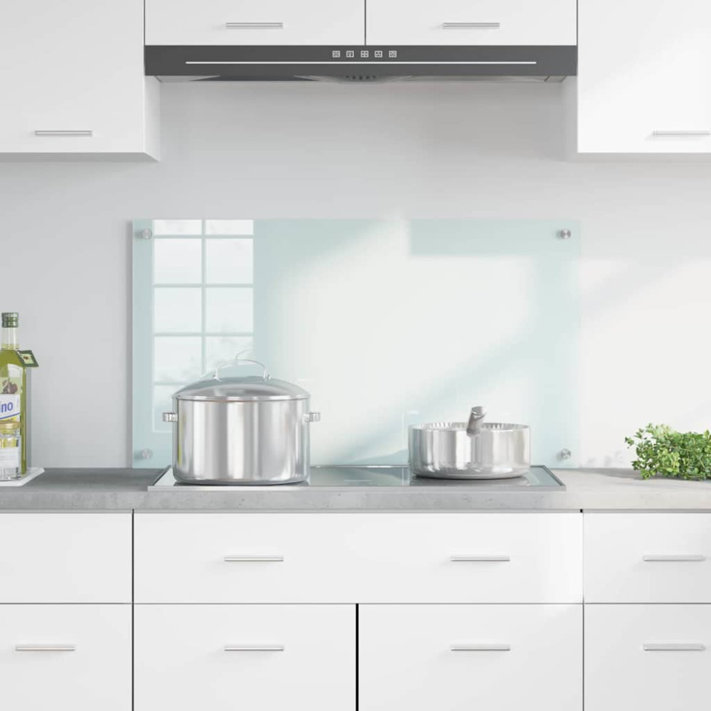 Produktbild för Köksskydd Mjölk 90 x 50 cm härdat glas