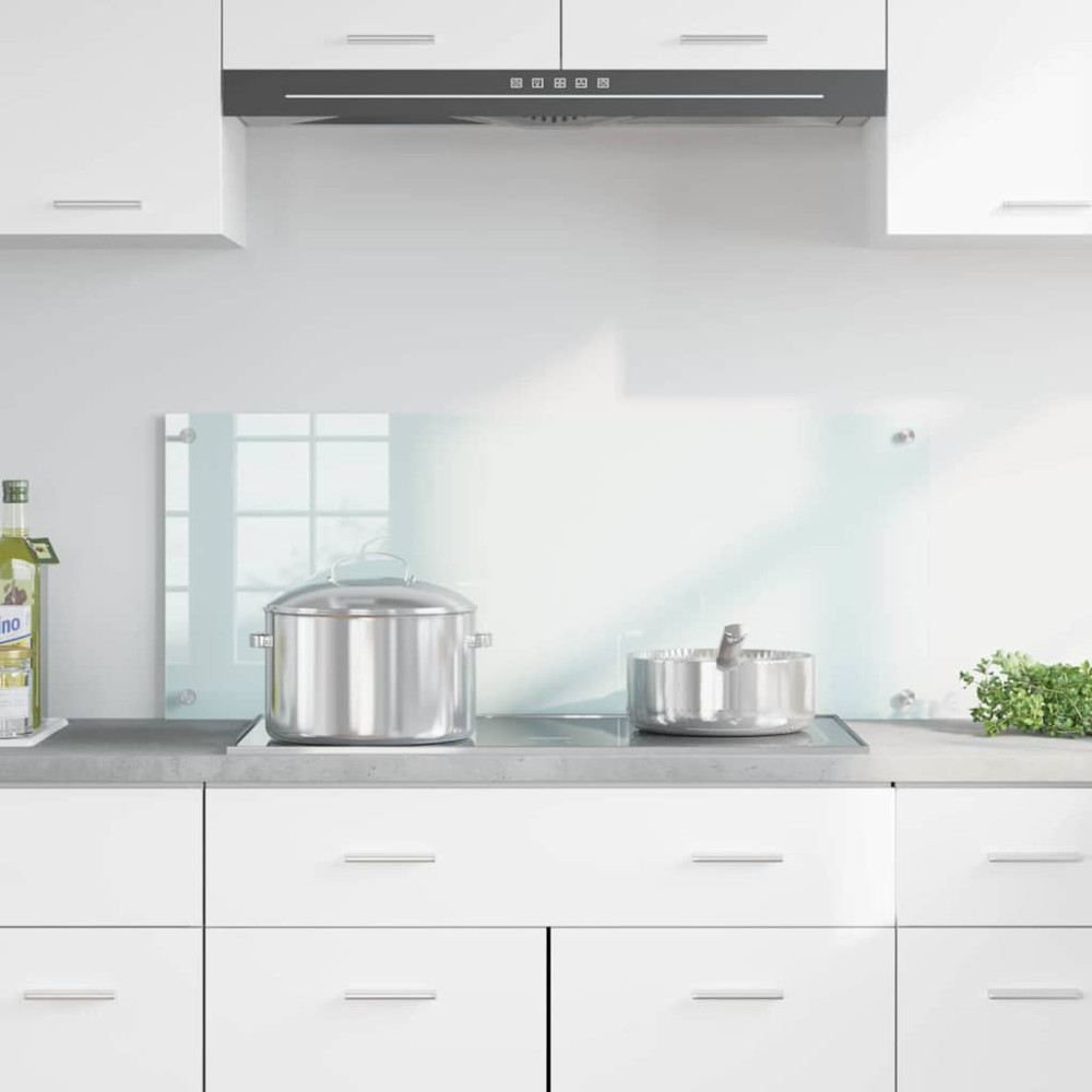 Produktbild för Köksskydd Mjölk 100 x 40 cm härdat glas