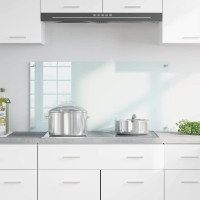 Produktbild för Köksskydd Mjölk 100 x 50 cm härdat glas
