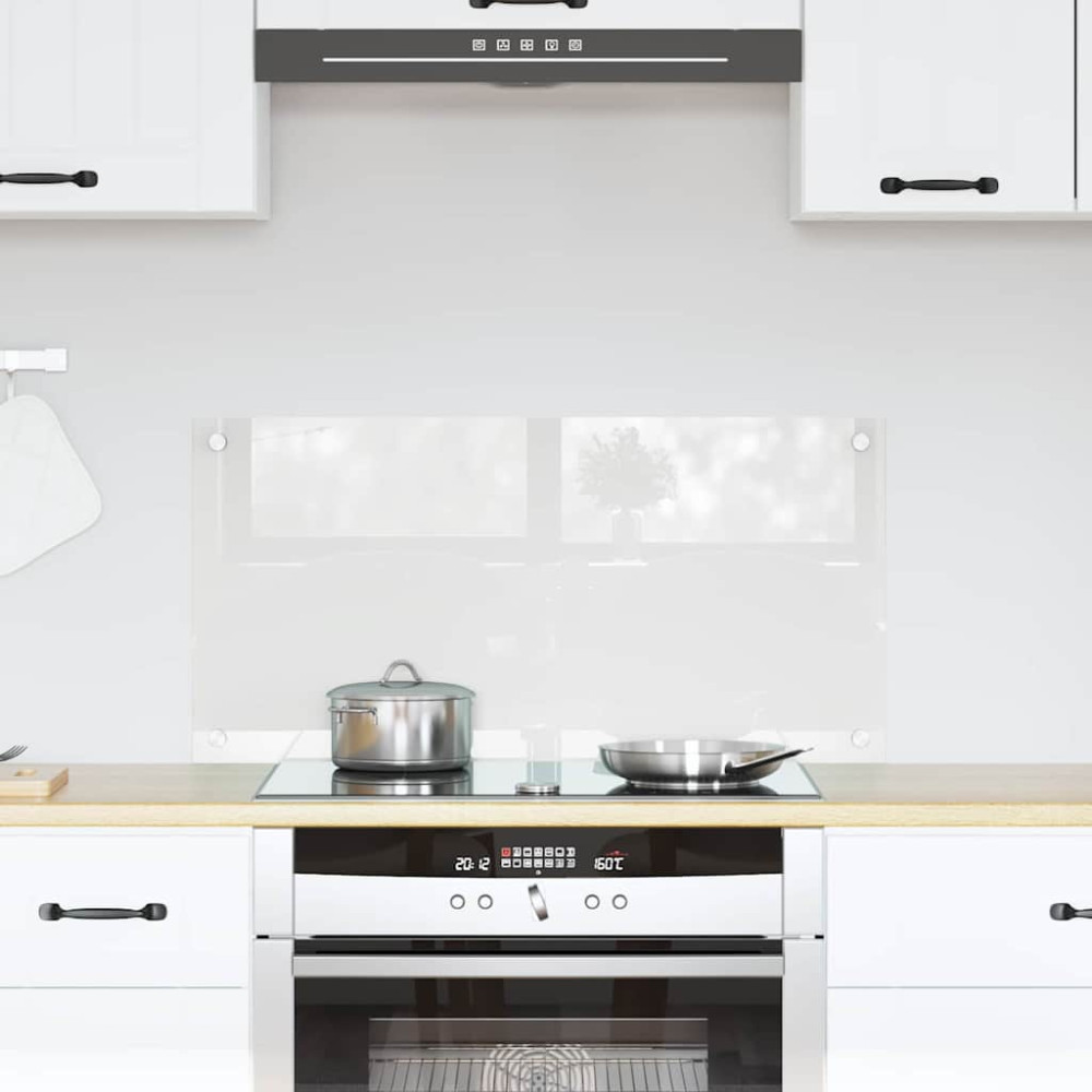 Produktbild för Köksskydd Transparent 80 x 40 cm härdat glas