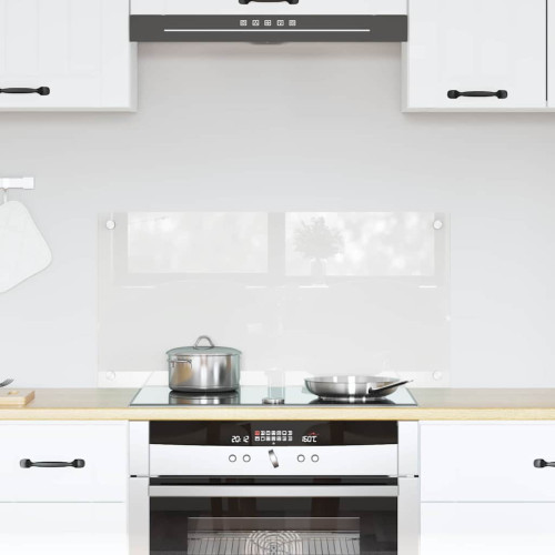 vidaXL Köksskydd Transparent 80 x 40 cm härdat glas