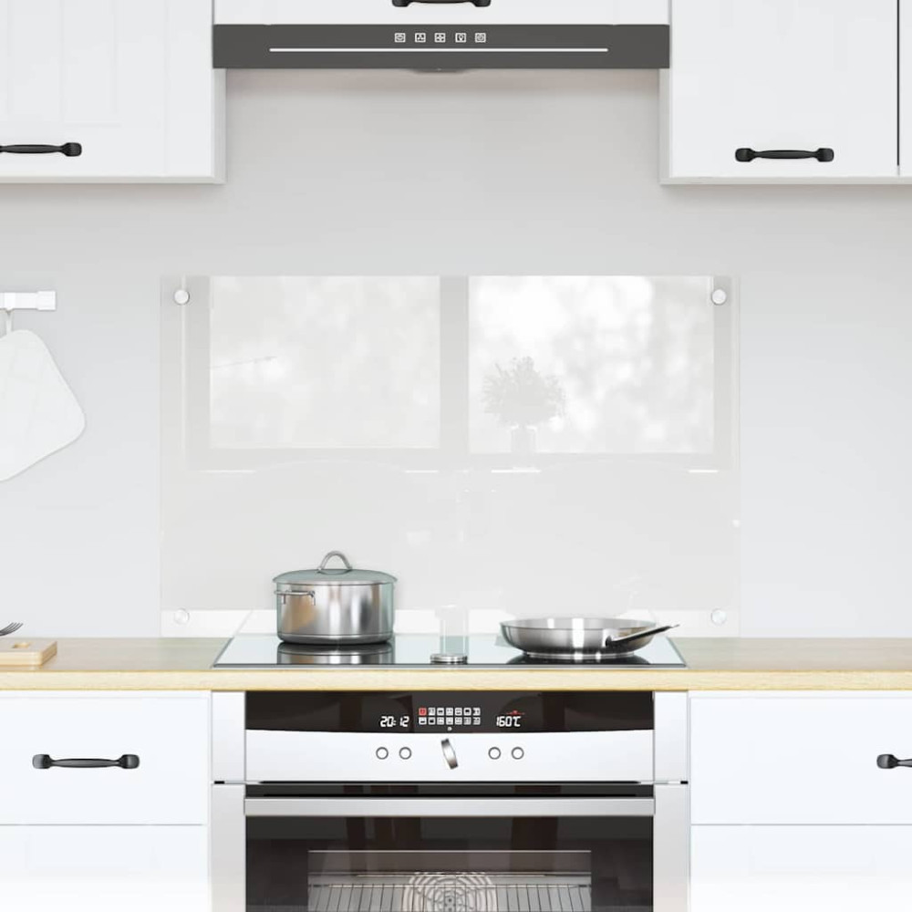 Produktbild för Köksskydd Transparent 80 x 50 cm härdat glas