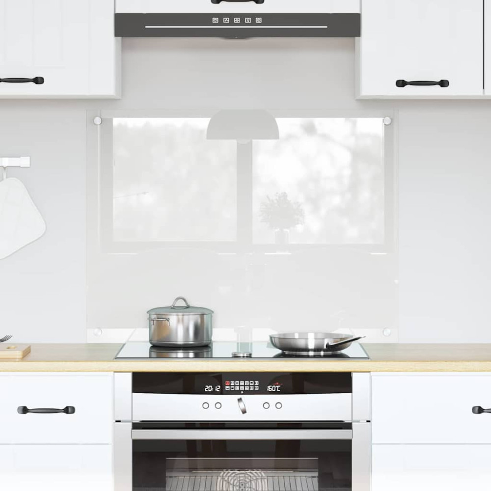 Produktbild för Köksskydd Transparent 80 x 60 cm härdat glas