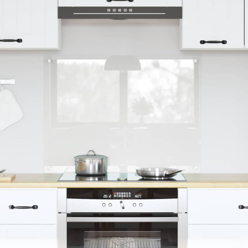 vidaXL Köksskydd Transparent 80 x 60 cm härdat glas