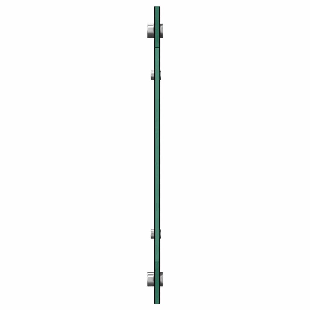 Produktbild för Köksskydd Svart 70 x 40 cm härdat glas