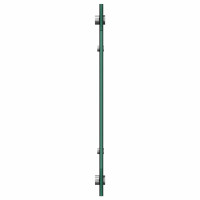 Produktbild för Köksskydd Svart 70 x 40 cm härdat glas