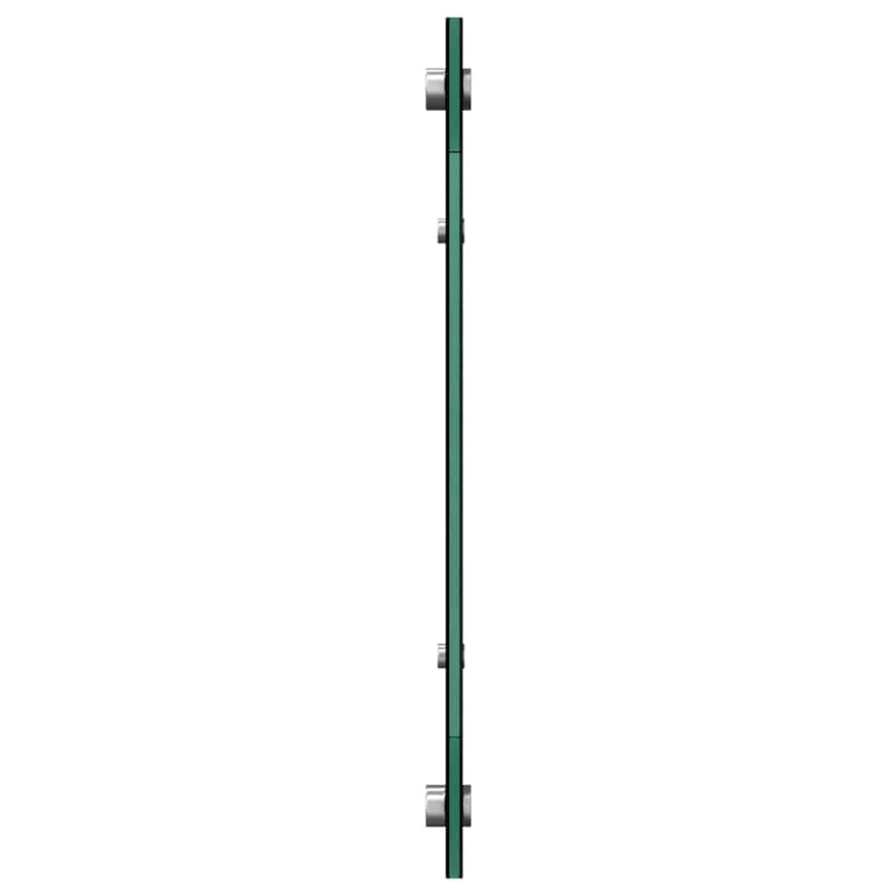 Produktbild för Köksskydd Svart 80 x 40 cm härdat glas