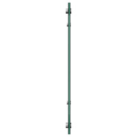 Produktbild för Köksskydd Svart 80 x 50 cm härdat glas