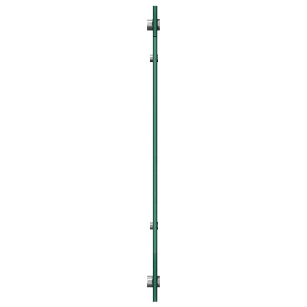 Produktbild för Köksskydd Svart 90 x 50 cm härdat glas