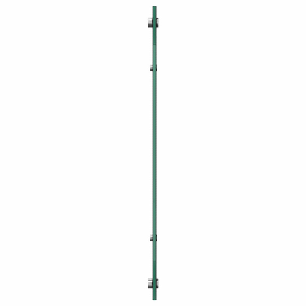 Produktbild för Köksskydd Svart 90 x 60 cm härdat glas