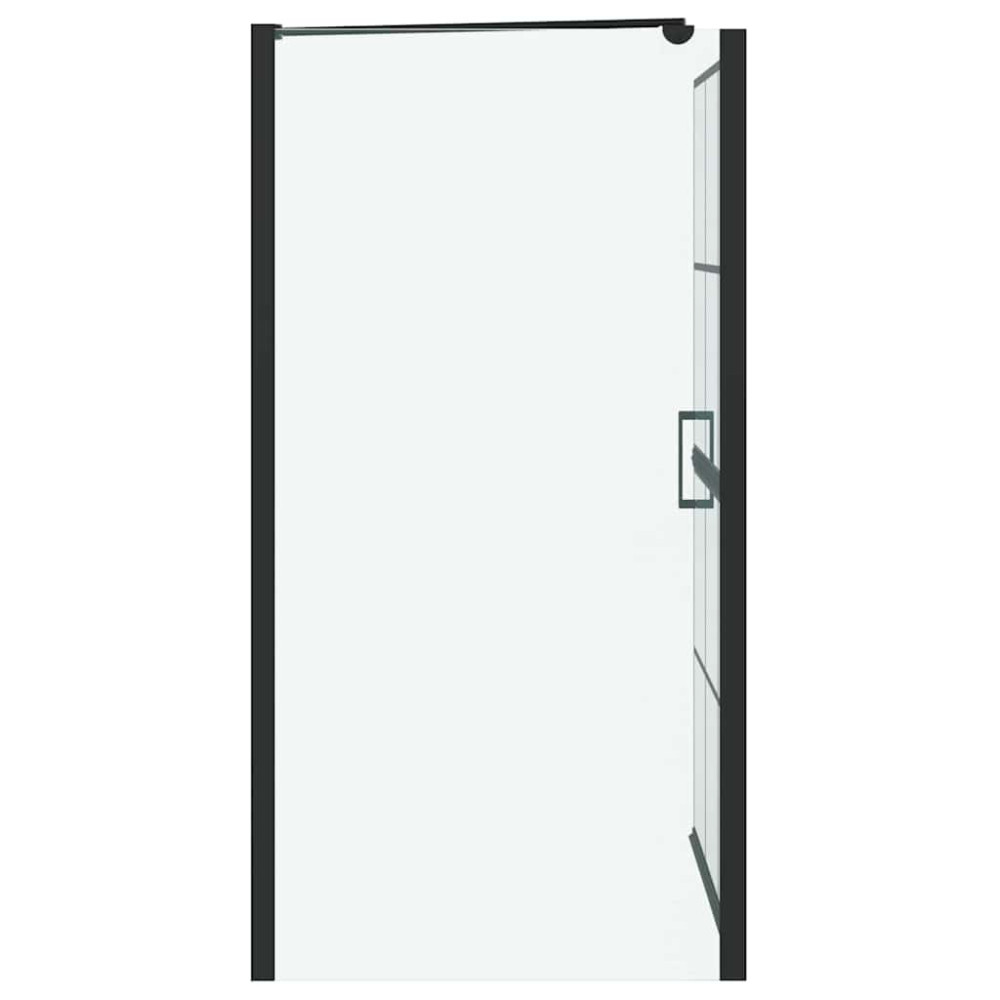 Produktbild för Duschskärm för Bad Svart och Transparent 80 x 68 x 128 cm