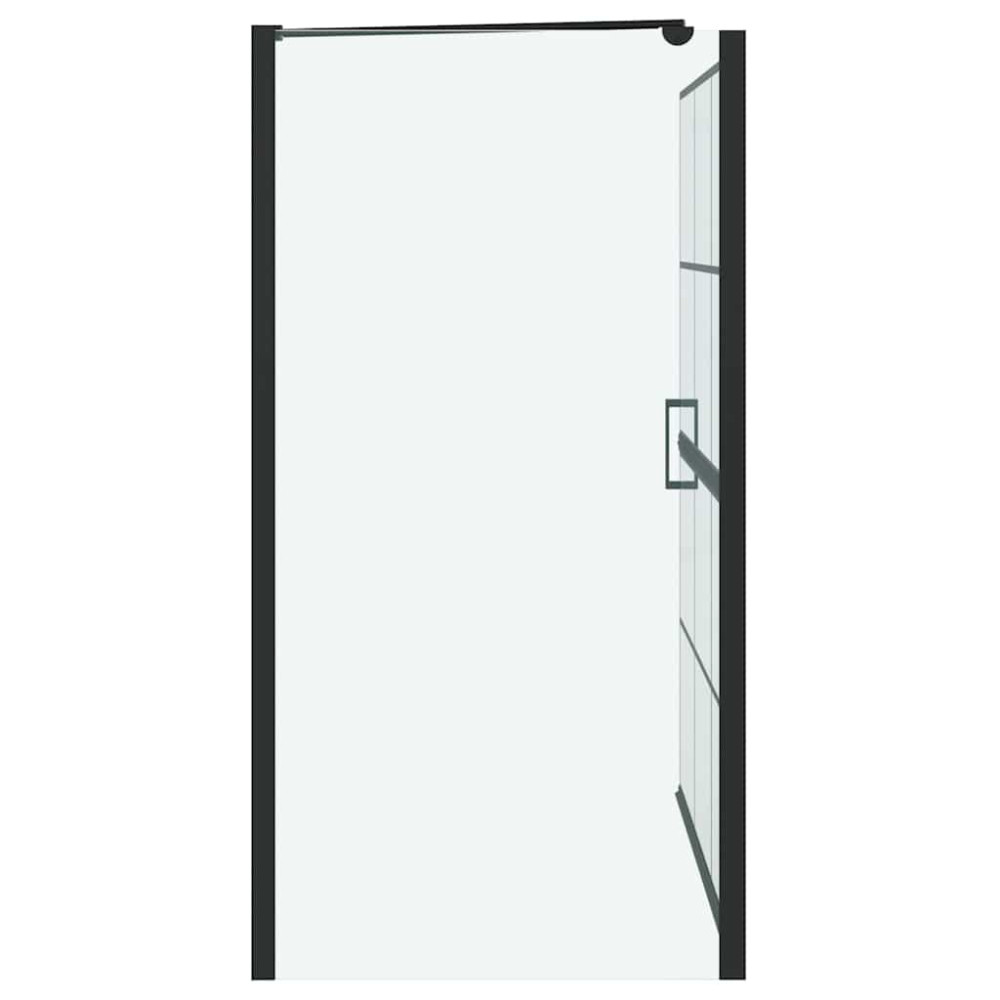 Produktbild för Duschskärm för Bad Svart och Transparent 116 x 68 x 128 cm
