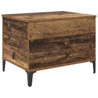 Produktbild för Kaffeebord Gammalt trä 60 x 44,5 x 45 cm Konstruerat trä