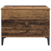 Produktbild för Kaffeebord Gammalt trä 60 x 44,5 x 45 cm Konstruerat trä