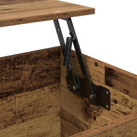 Produktbild för Kaffeebord Gammalt trä 60 x 44,5 x 45 cm Konstruerat trä