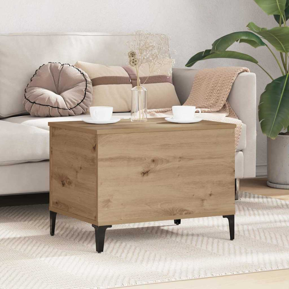 Produktbild för Kaffeebord Artisan Ek 60 x 44,5 x 45 cm Konstruerat trä