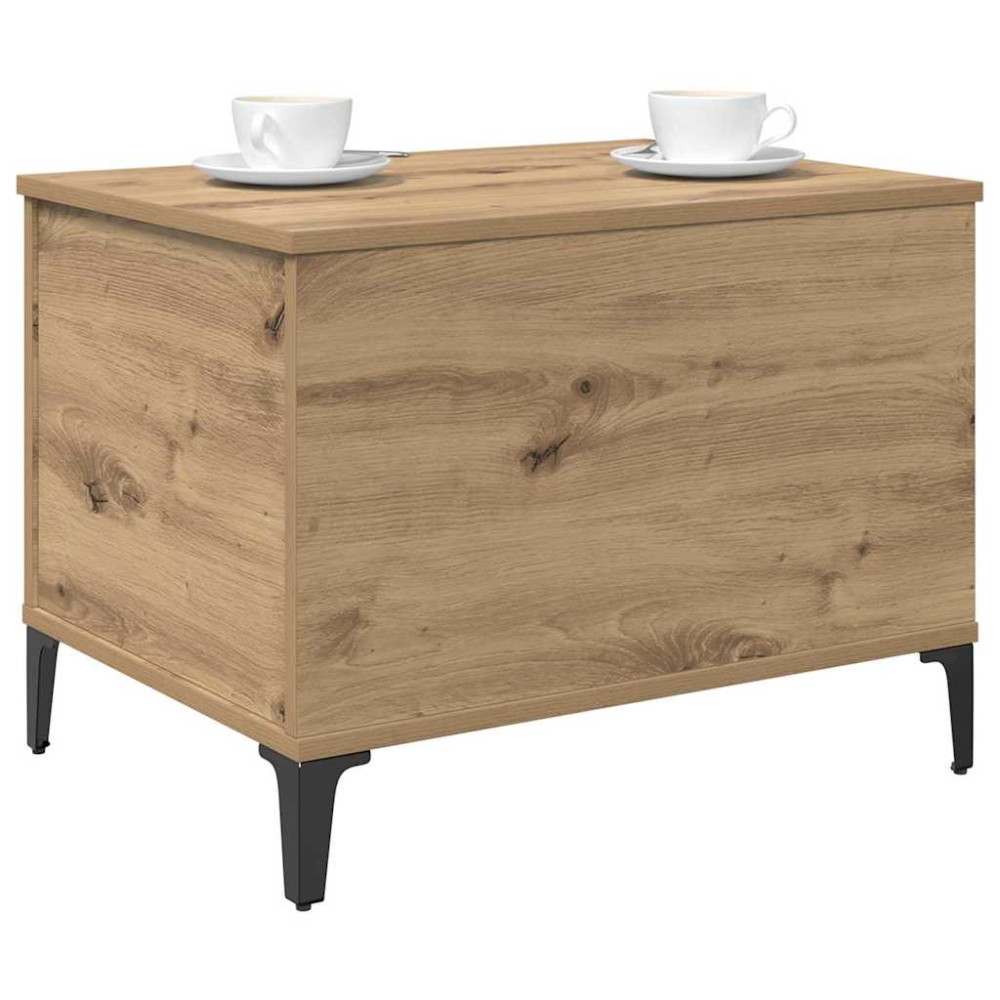 Produktbild för Kaffeebord Artisan Ek 60 x 44,5 x 45 cm Konstruerat trä