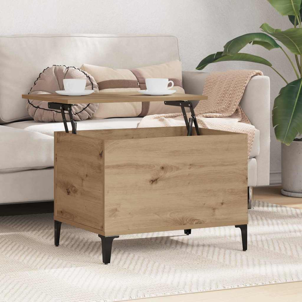 Produktbild för Kaffeebord Artisan Ek 60 x 44,5 x 45 cm Konstruerat trä