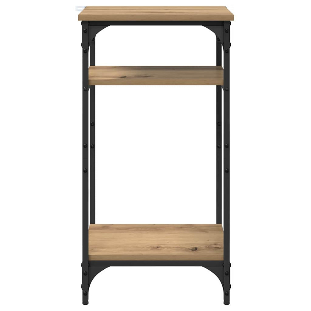 Produktbild för Sidobord med hylla Artisan Ek 40 x 30 x 75 cm Konstruerat trä