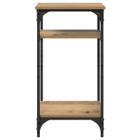 Produktbild för Sidobord med hylla Artisan Ek 40 x 30 x 75 cm Konstruerat trä