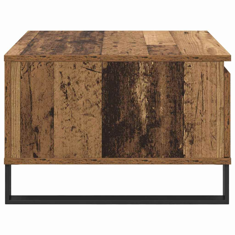 Produktbild för Kaffeebord Gammalt trä 55 x 55 x 36,5 cm Konstruerat trä