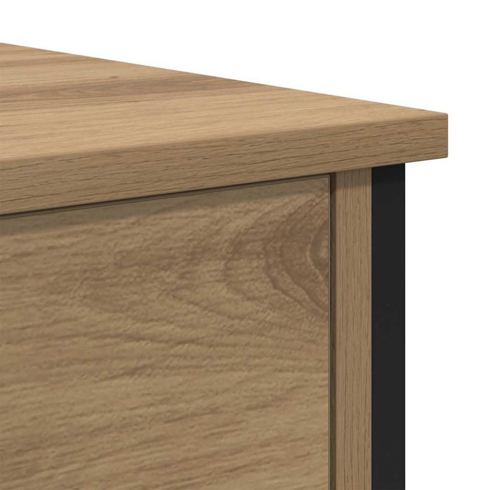 Produktbild för Sängbord 2 pcs Artisan Ek 34 x 35,5 x 45 cm Konstruerat trä