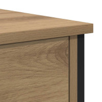 Produktbild för Sängbord 2 pcs Artisan Ek 34 x 35,5 x 45 cm Konstruerat trä
