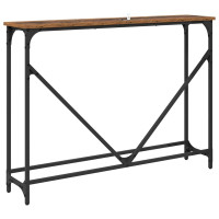 Produktbild för Konsolbord Gammalt trä 102 x 23 x 75 cm Konstruerat trä