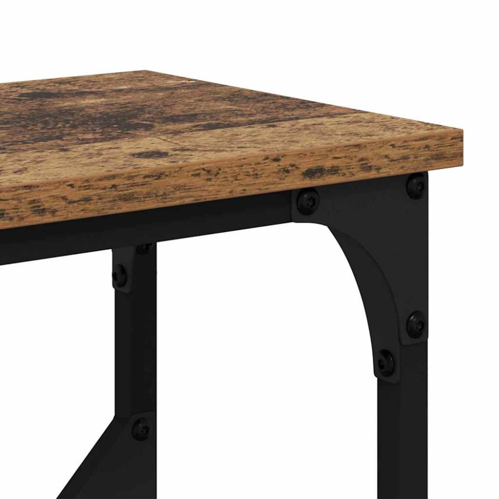 Produktbild för Konsolbord Gammalt trä 102 x 23 x 75 cm Konstruerat trä