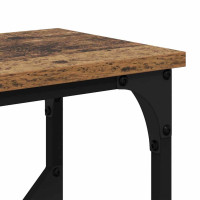 Produktbild för Konsolbord Gammalt trä 102 x 23 x 75 cm Konstruerat trä