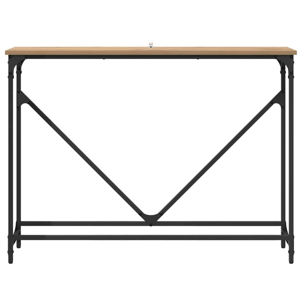Produktbild för Konsolbord Artisan Ek 102 x 23 x 75 cm Konstruerat trä