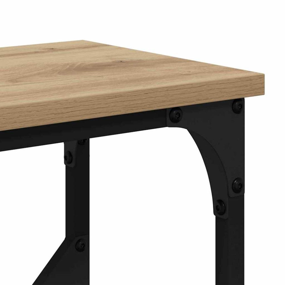 Produktbild för Konsolbord Artisan Ek 102 x 23 x 75 cm Konstruerat trä