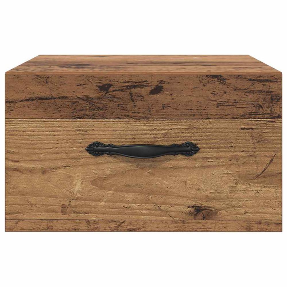 Produktbild för Nattduksbord Gammalt trä 35 x 35 x 20 cm Konstruerat trä
