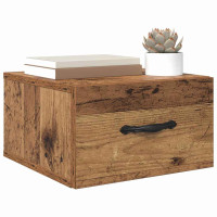 Produktbild för Nattduksbord 2 pcs Gammalt trä 35 x 35 x 20 cm Konstruerat trä