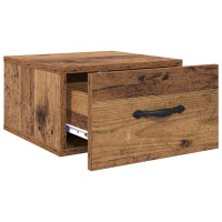 Produktbild för Nattduksbord 2 pcs Gammalt trä 35 x 35 x 20 cm Konstruerat trä