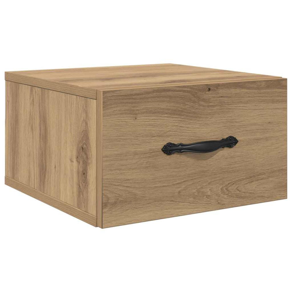 Produktbild för Nattduksbord artisan ek 35 x 35 x 20 cm Konstruerat trä