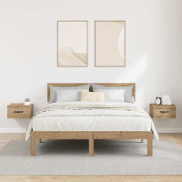 Produktbild för Nattduksbord 2 pcs artisan ek 35 x 35 x 20 cm Konstruerat trä
