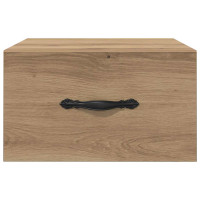 Produktbild för Nattduksbord 2 pcs artisan ek 35 x 35 x 20 cm Konstruerat trä