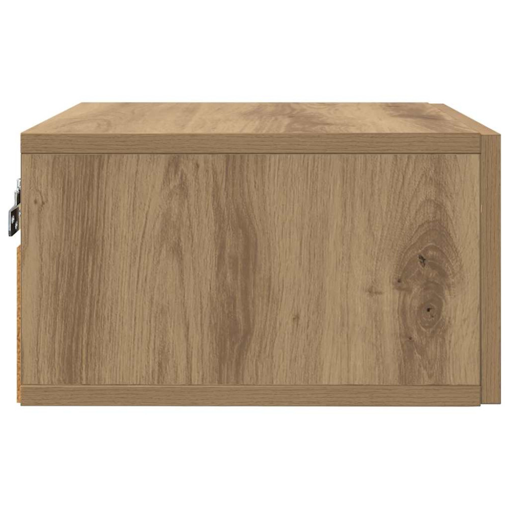 Produktbild för Nattduksbord 2 pcs artisan ek 35 x 35 x 20 cm Konstruerat trä