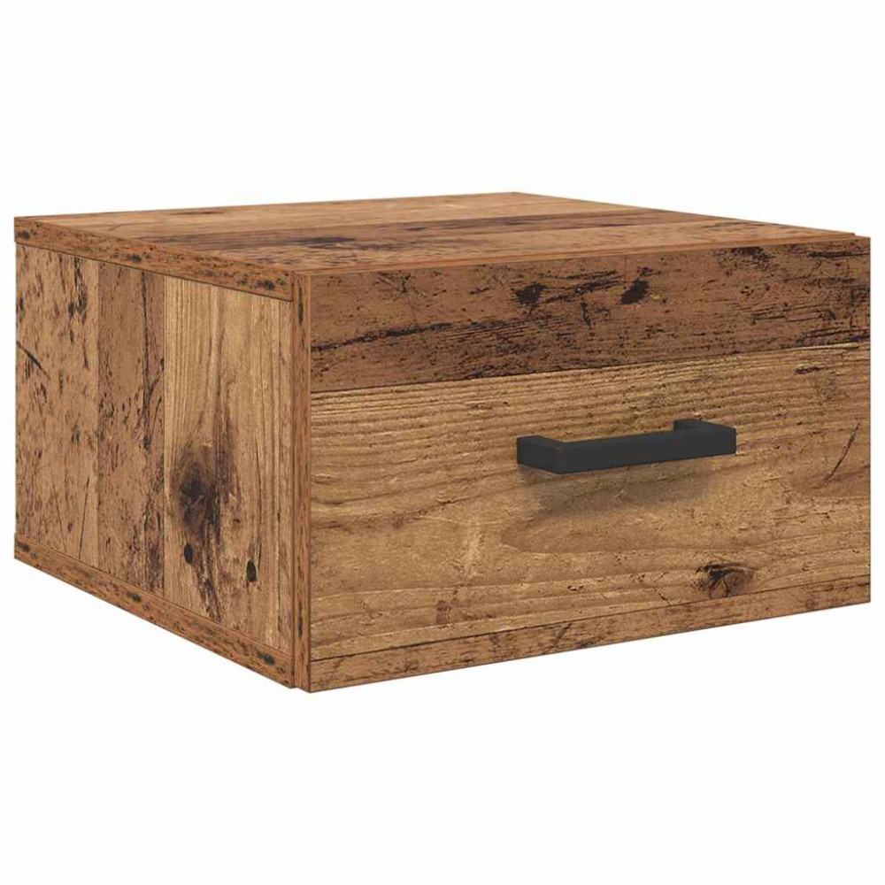 Produktbild för Nattduksbord Gammalt trä 35 x 35 x 20 cm Konstruerat trä