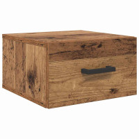 Produktbild för Nattduksbord Gammalt trä 35 x 35 x 20 cm Konstruerat trä