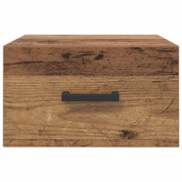 Produktbild för Nattduksbord Gammalt trä 35 x 35 x 20 cm Konstruerat trä