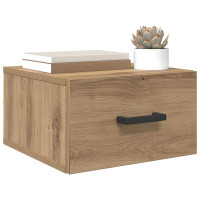 Produktbild för Nattduksbord artisan ek 35 x 35 x 20 cm Konstruerat trä