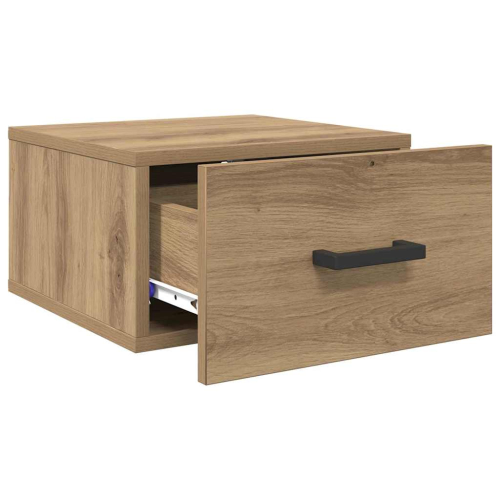 Produktbild för Nattduksbord artisan ek 35 x 35 x 20 cm Konstruerat trä