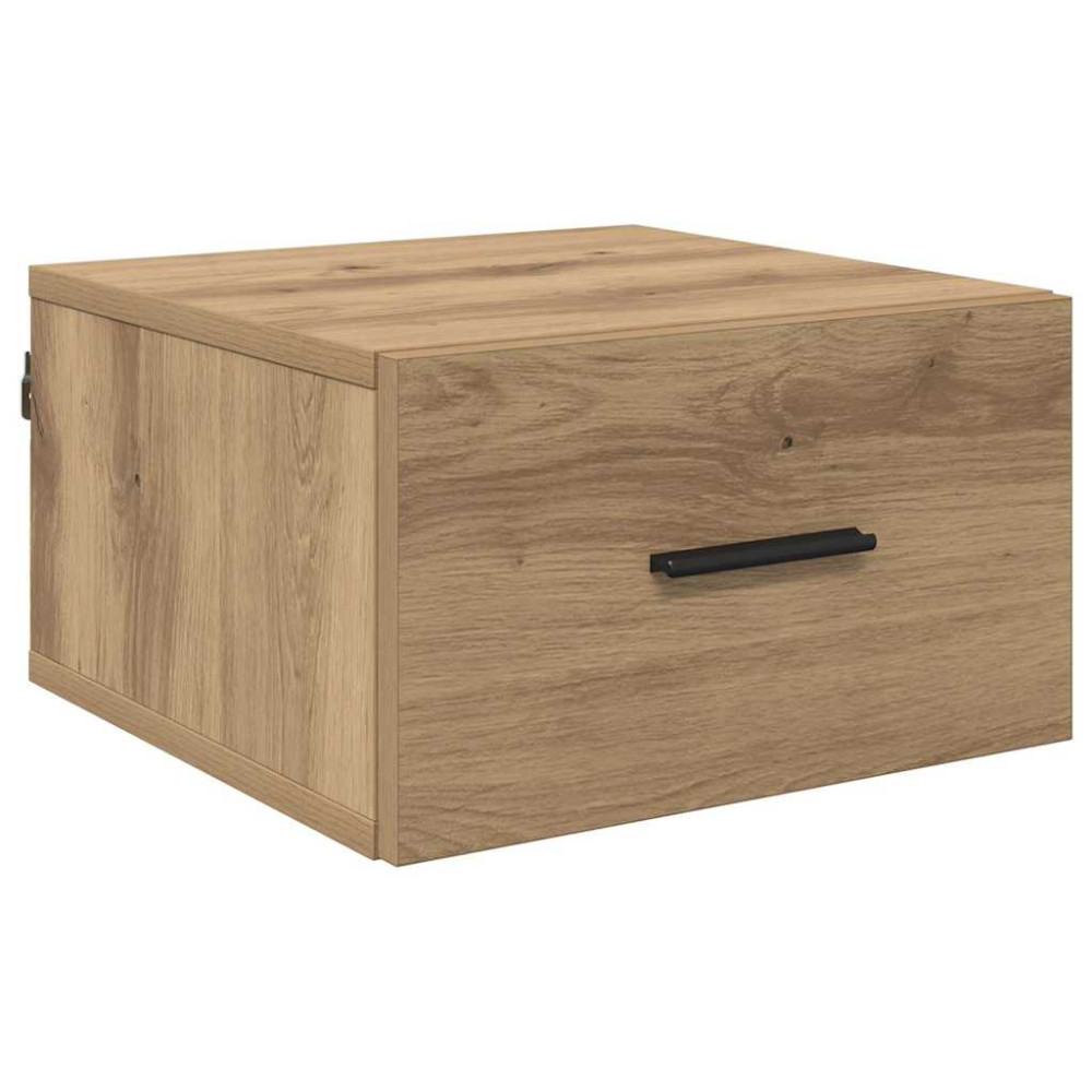Produktbild för Nattduksbord artisan ek 35 x 35 x 20 cm Konstruerat trä