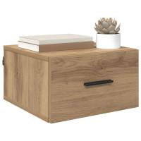 Produktbild för Nattduksbord artisan ek 35 x 35 x 20 cm Konstruerat trä