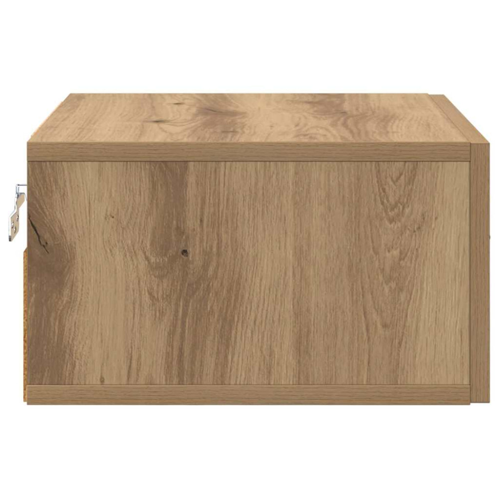 Produktbild för Nattduksbord artisan ek 35 x 35 x 20 cm Konstruerat trä